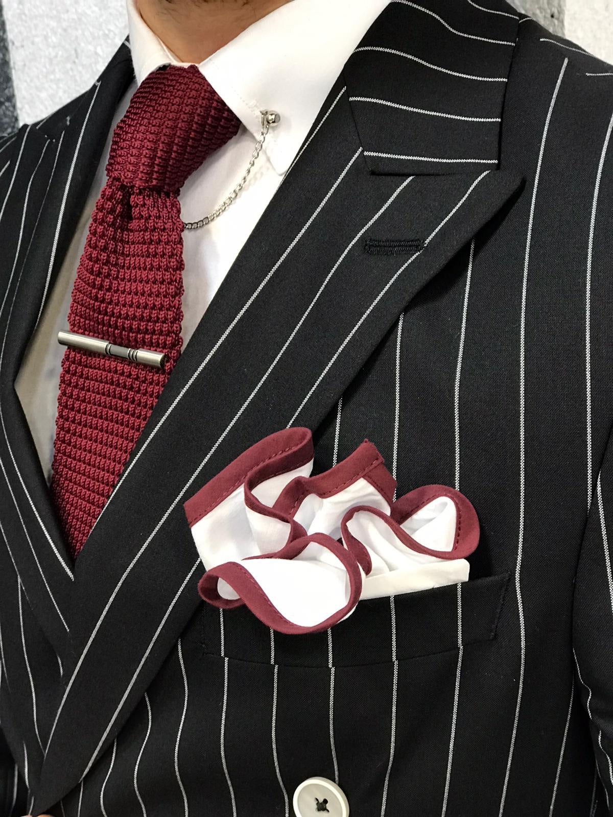 Louis Slim Fit Double Breasted Black Suit-baagr.myshopify.com-1-BOJONI