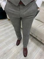 Load image into Gallery viewer, Bojoni Crystal Gray Slim Fit Suit
