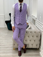 Load image into Gallery viewer, Bojoni Monte Purple  Slim Fit Suit
