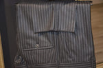 Load image into Gallery viewer, Slim-Fit Striped Double Suit Vest Black-baagr.myshopify.com-suit-BOJONI
