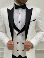 Load image into Gallery viewer, Petrucci Royal White Slim Fit Tuxedo-baagr.myshopify.com-1-BOJONI
