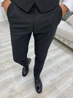 Load image into Gallery viewer, Bojoni Perris Black  Slim Fit Tuxedo

