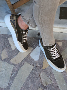 Forenzax Khaki High-Top Suede Sneakers-baagr.myshopify.com-shoes2-brabion