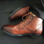 Load image into Gallery viewer, Classic Leather Boots (2 Colors)-baagr.myshopify.com-shoes2-BOJONI
