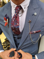 Load image into Gallery viewer, Marc Slim-Fit Suit Vest Indigo-baagr.myshopify.com-suit-BOJONI
