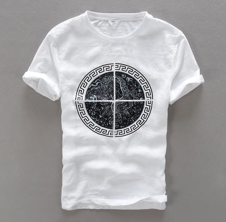 Contemporary Kingsman Style Linen T-Shirt-baagr.myshopify.com-T-shirt-BOJONI