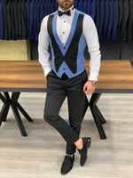 Load image into Gallery viewer, Forenzax Slim Fit Sky Blue Tuxedo-baagr.myshopify.com-1-BOJONI
