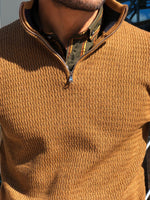 Load image into Gallery viewer, Slim-Fit Zippered Half-Necked Knitwear (2 Colors)-baagr.myshopify.com-sweatshirts-BOJONI
