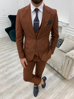 Load image into Gallery viewer, Bojoni Monte Tile  Slim Fit Suit
