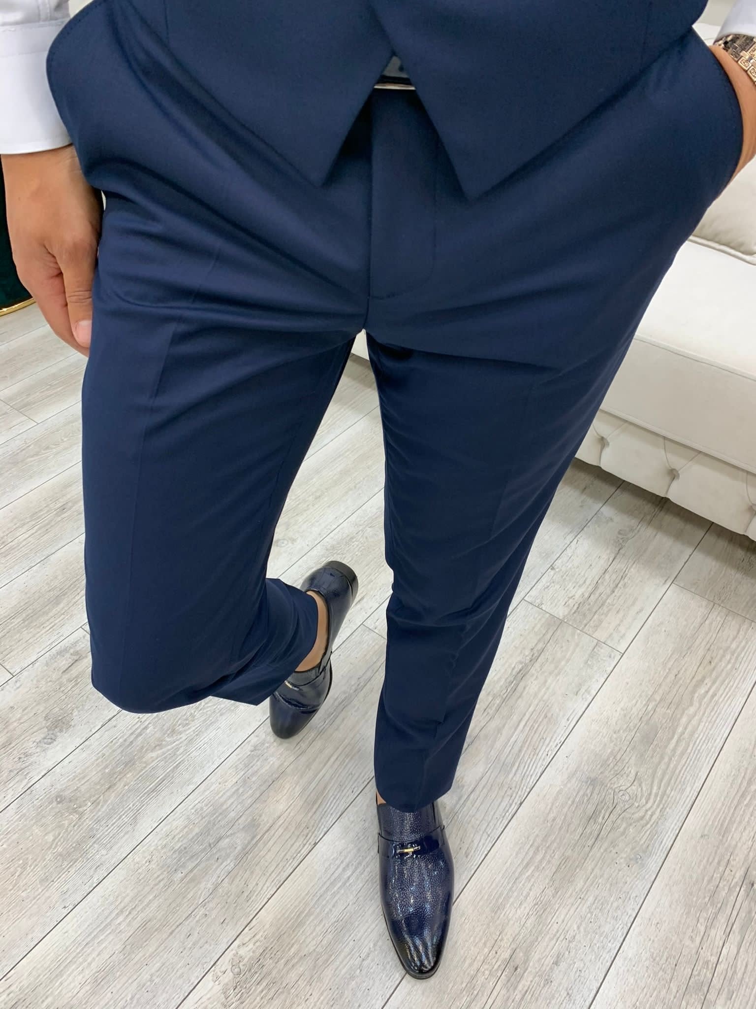 Forenzax Navy Blue Slim Fit Suit-baagr.myshopify.com-1-BOJONI