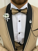 Load image into Gallery viewer, Napolia Royal Gold Slim Fit Tuxedo-baagr.myshopify.com-1-BOJONI
