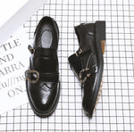 Load image into Gallery viewer, Cesar Leather Shoes in Black Color-baagr.myshopify.com-shoes2-BOJONI
