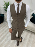 Load image into Gallery viewer, Forenzax Light Coffee Slim Fit Suit-baagr.myshopify.com-1-BOJONI
