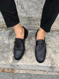 Stanoss Black Buckle Shoes-baagr.myshopify.com-shoes2-brabion
