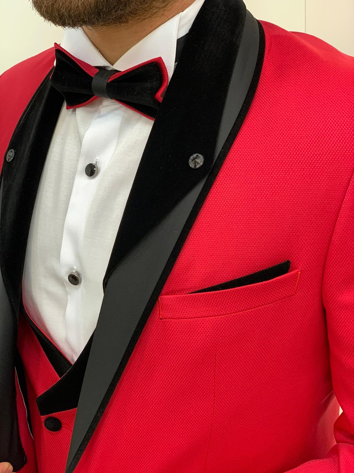 Napolia Royal Red Slim Fit Tuxedo-baagr.myshopify.com-1-BOJONI