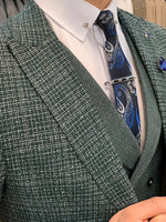 Load image into Gallery viewer, Zapali Royal Green Slim Fit  Suit-baagr.myshopify.com-1-BOJONI
