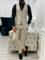 Load image into Gallery viewer, Boston Beige Slim Fit Suit-baagr.myshopify.com-1-BOJONI

