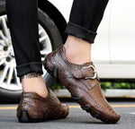 Load image into Gallery viewer, Luxury Eagle Loafers (2 colors)-baagr.myshopify.com-shoes2-BOJONI
