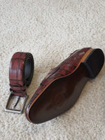 Load image into Gallery viewer, Antonio Burgundy Double Monk Strap Loafers-baagr.myshopify.com-shoes2-brabion
