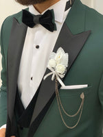 Load image into Gallery viewer, Rocca Green Slim Fit Tuxedo-baagr.myshopify.com-1-BOJONI
