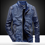 Load image into Gallery viewer, Adam Denim Leather Jacket (2 Colors)-baagr.myshopify.com-Jacket-BOJONI
