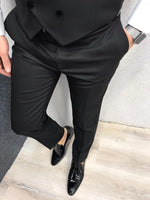 Load image into Gallery viewer, Napoli Black Slim Fit  Tuxedo-baagr.myshopify.com-1-BOJONI

