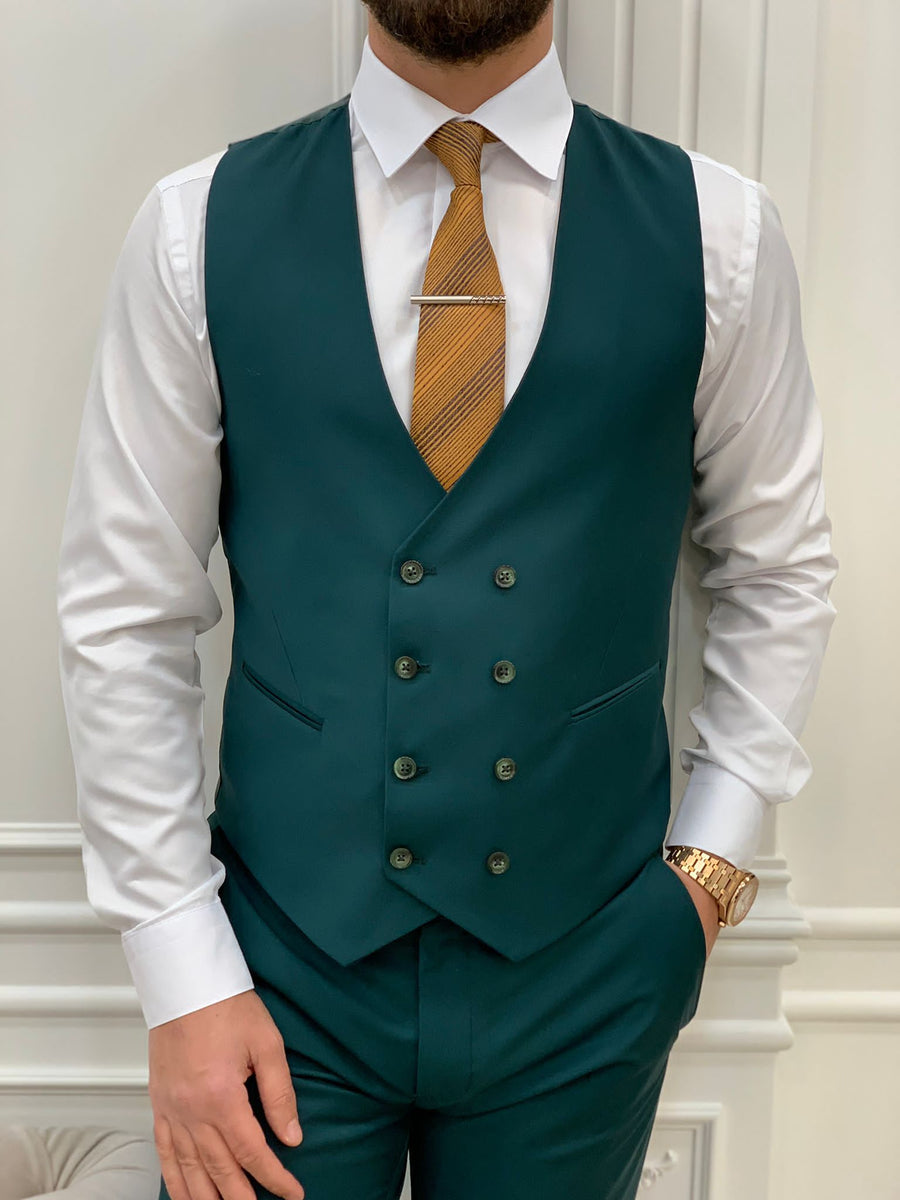 Bojoni Monte Green Slim Fit Suit | BOJONI