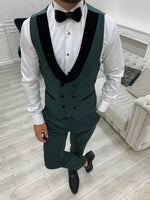 Load image into Gallery viewer, Rocca Green Slim Fit Tuxedo-baagr.myshopify.com-1-BOJONI
