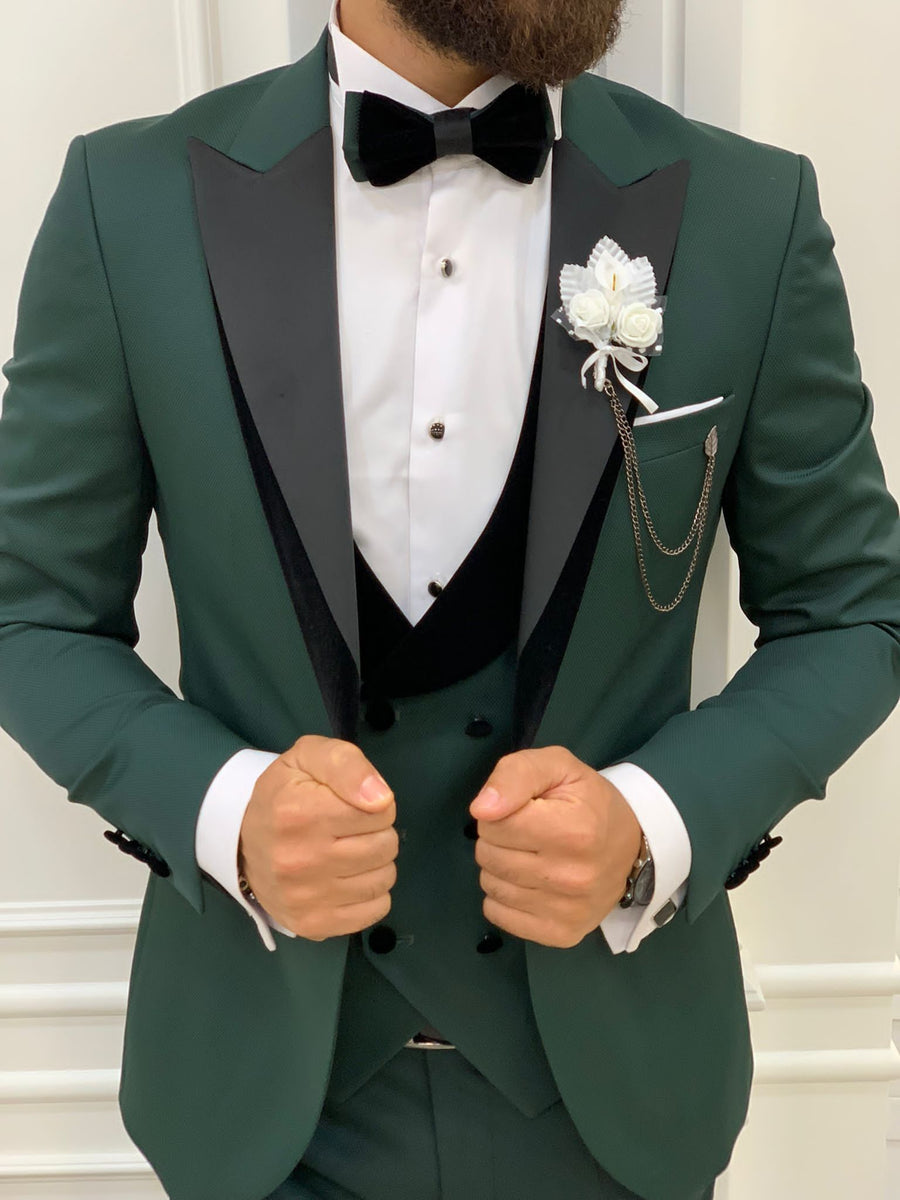 Rocca Green Slim Fit Tuxedo | BOJONI