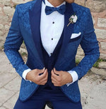 Load image into Gallery viewer, Slim-Fit Tuxedo in Blue-baagr.myshopify.com-suit-BOJONI
