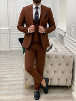 Load image into Gallery viewer, Bojoni Monte Tile  Slim Fit Suit

