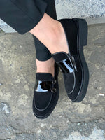 Load image into Gallery viewer, Baliko Velvet Loafers  Black-baagr.myshopify.com-shoes2-BOJONI
