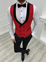 Load image into Gallery viewer, Napolia Royal Red Slim Fit Tuxedo-baagr.myshopify.com-1-BOJONI
