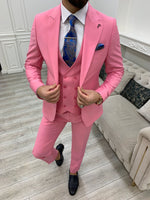 Load image into Gallery viewer, Bojoni Monte Pink  Slim Fit Suit
