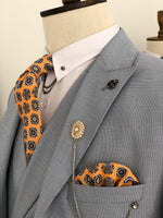 Load image into Gallery viewer, Cantos Slim-Fit Suit Vest Blue-baagr.myshopify.com-suit-BOJONI
