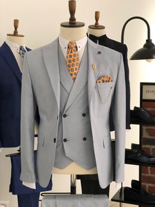 Cantos Slim-Fit Suit Vest Blue-baagr.myshopify.com-suit-BOJONI