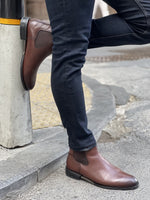 Load image into Gallery viewer, Lance Brown Chelsea Boots-baagr.myshopify.com-shoes2-BOJONI
