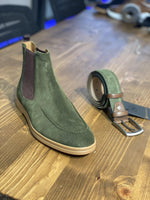 Load image into Gallery viewer, Vicenza Calf Leather Boots Green-baagr.myshopify.com-shoes2-brabion
