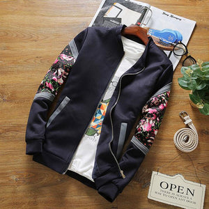Floral Bomber Jacket (4 Colors)-baagr.myshopify.com-jacket-BOJONI