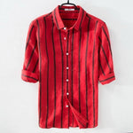Load image into Gallery viewer, Barulo Stripes Linen Shirt (4 Colors)-baagr.myshopify.com-shirt-BOJONI
