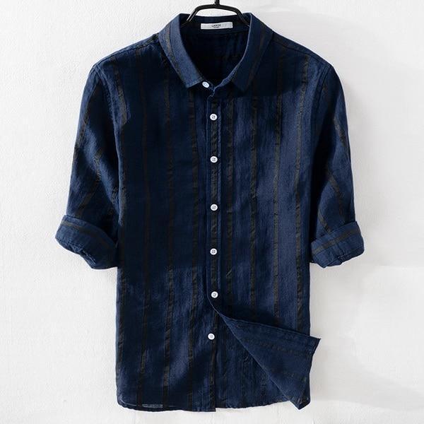 Barulo Stripes Linen Shirt (4 Colors) | BOJONI