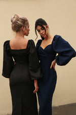 Load image into Gallery viewer, Off Shoulder Sheath Dress-baagr.myshopify.com-dress.-BOJONI
