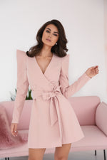 Load image into Gallery viewer, Dress Jacket with Shoulders Accent-baagr.myshopify.com-dress.-BOJONI
