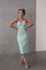 Load image into Gallery viewer, Bodycon Dress with Corset Top-baagr.myshopify.com-dress.-BOJONI
