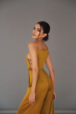 Load image into Gallery viewer, Satin Jumpsuit with Thin Straps-baagr.myshopify.com-dress.-BOJONI
