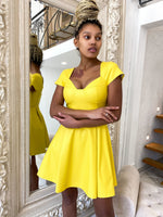 Load image into Gallery viewer, Eco-leather Dress with Cups-baagr.myshopify.com-dress.-BOJONI
